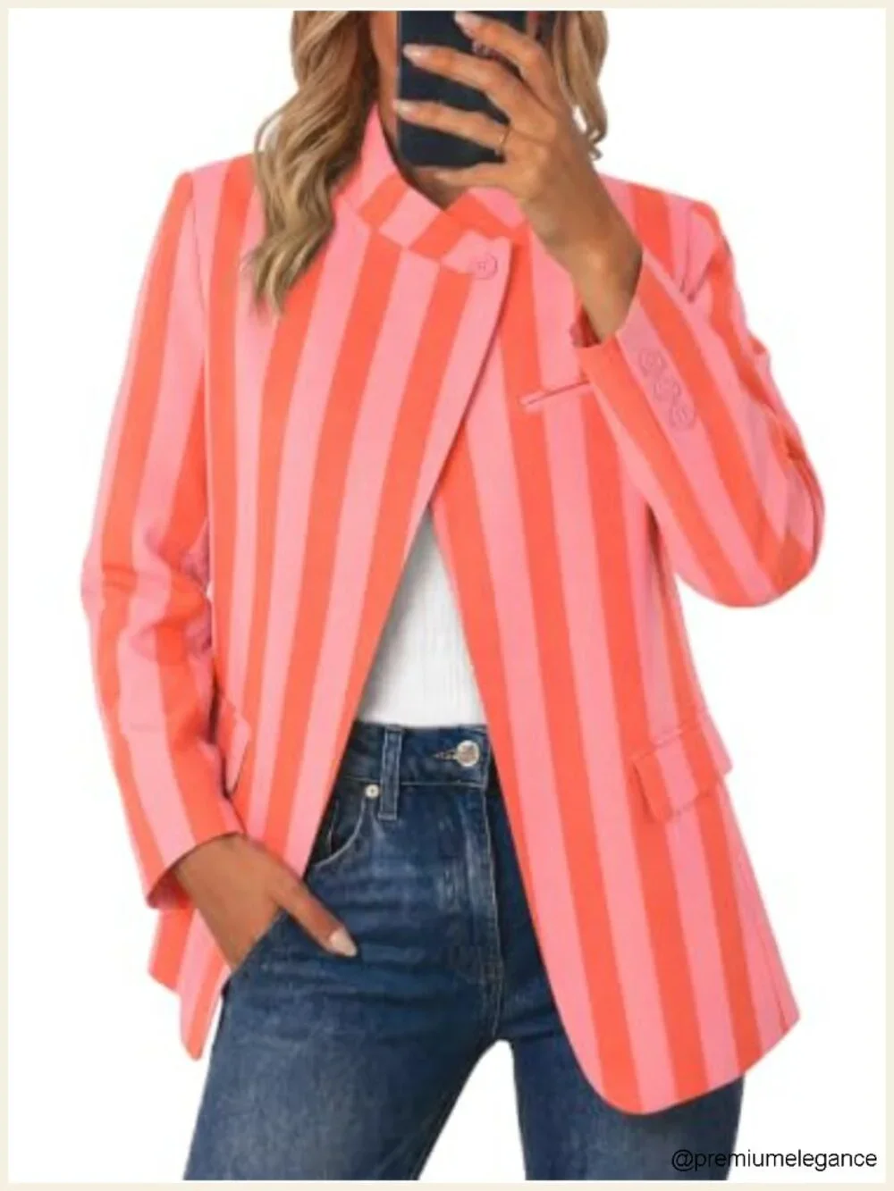 Womens Plaid Blazer Business Casual Stand Collar Open Front Suit Jacket